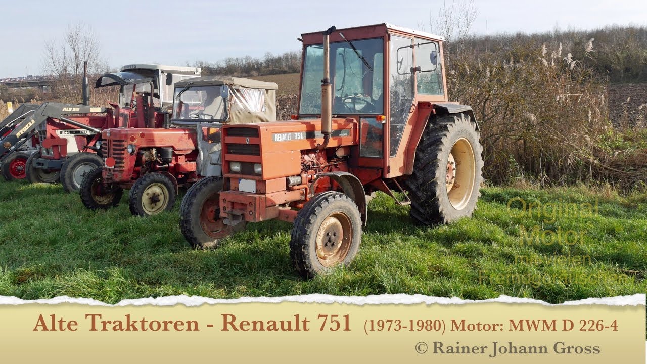 Alte Traktoren - Renault 751 (1973-1980) - Motor MWM D 226-4