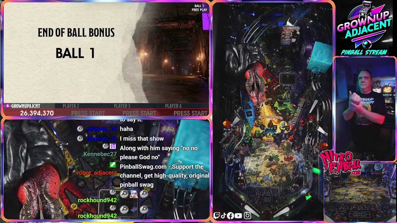 Dungeons and Dragons Pinball - Grownup Adjacent Live Pinball.