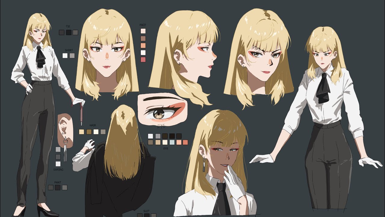 How to make Animation , Character design ,clean up & Cel color ! marathon Clip studio pain- 07 03 26