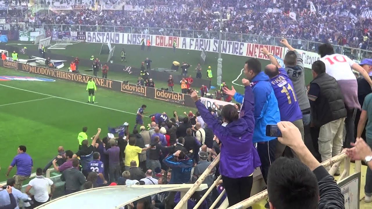 Giuseppe Rossi hat-trick goal (4th) - Fiorentina 4-2 Juventus - Stadio Artemio Franchi