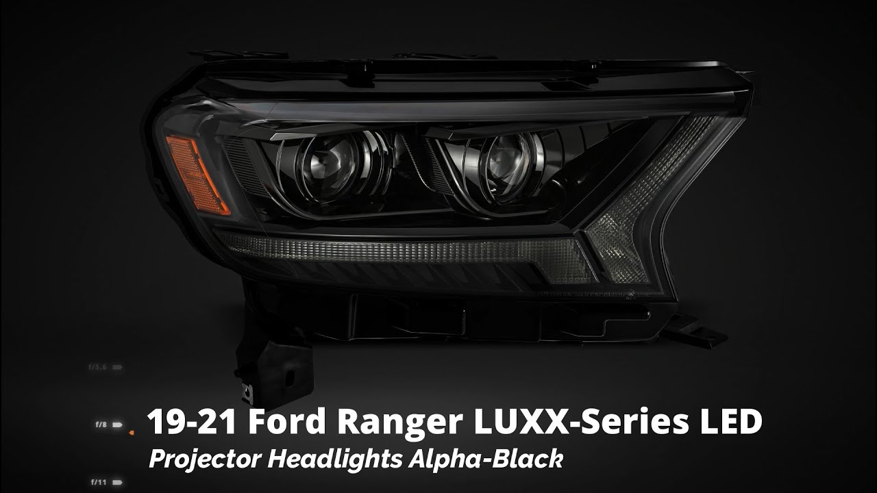 AlphaRex 2019-2021 Ford Ranger LUXX-Series LED Projector Headlights