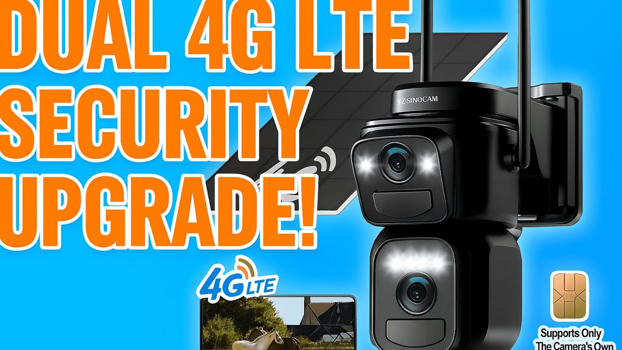 Dual SZSINOCAM 4G LTE  -  WiFi LTE Camera – The Ultimate Security Upgrade for 2025?