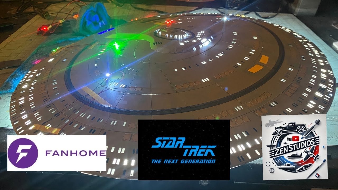 FanHome Build the Enterprise-D: Pack 16 Review and Electrics Test