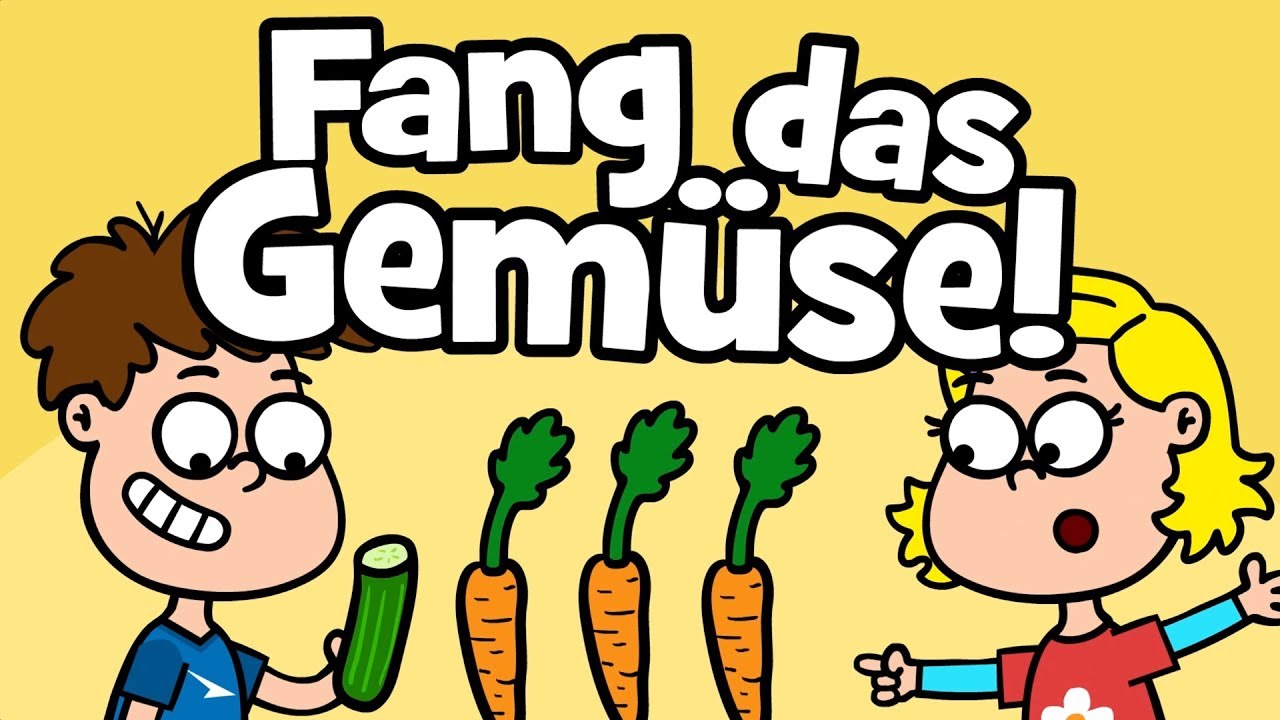 ♪ ♪ Kinderlied Familie | Gesunde Ern&auml;hrung - Fang das Gem&uuml;se - Hurra Kinderlieder