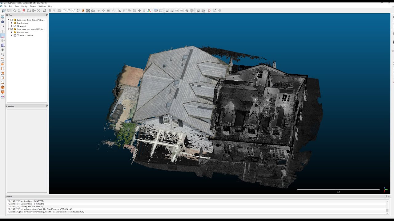 How to merge photogrametry and laser scans