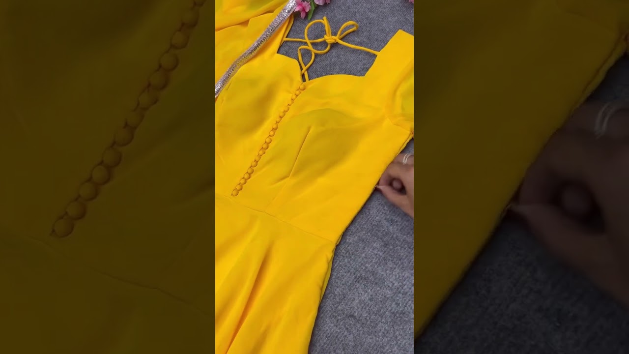yellow anarkali suit | for woman |letest design|new fashion |😍😍😍😍😍😚😚