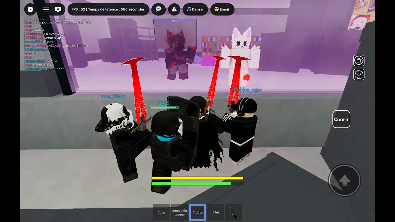 Killing some infected guys in furry infection 