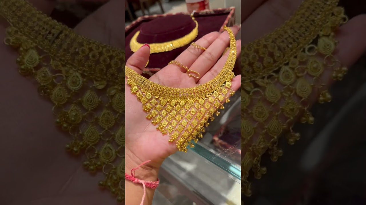 Gold necklace from Tanishq #gold #necklace #necklaces #tanishq #tanishqjewellery #goldjewellery