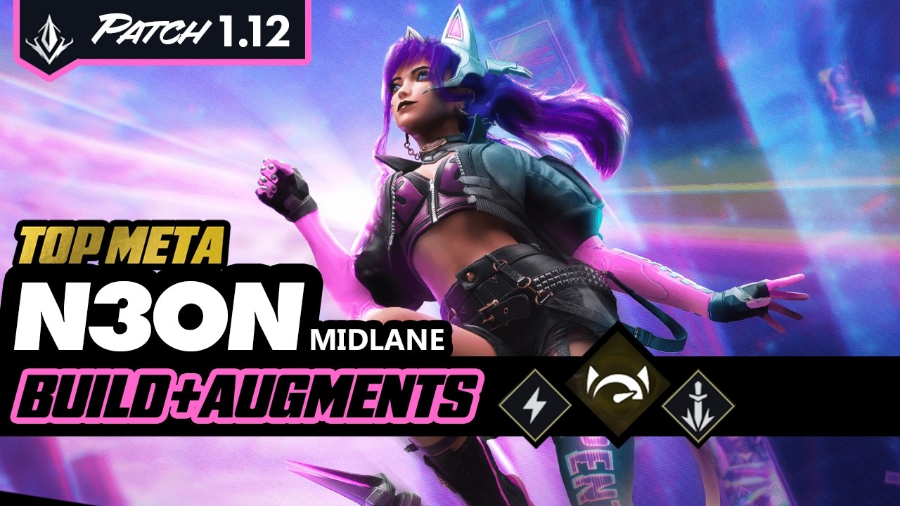 Predecessor NEW HERO NEON Build + Augments 1.12 GLITCH THE SYSTEM #predecessor #builds #items