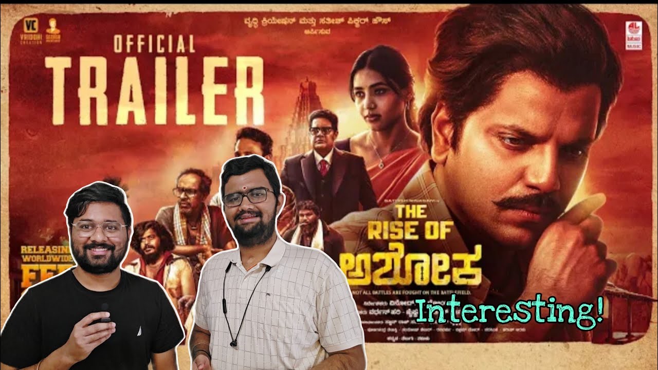 The Rise of Ashoka Official Trailer Reaction | Sathish Ninasam, Sapthami Gowda | USA Kannadigaru 