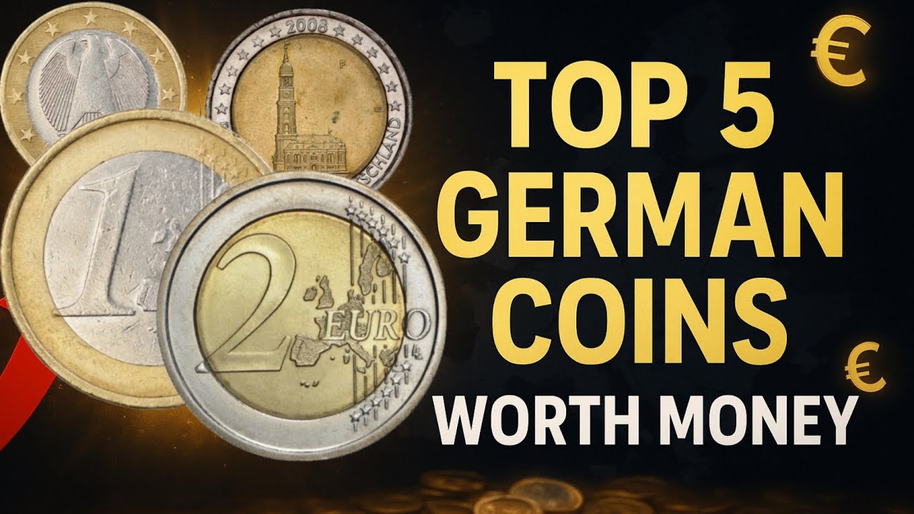 Top 5 Most Valuable Modern German Coins Worth Money | Rare Euro Coins to Look For 2025