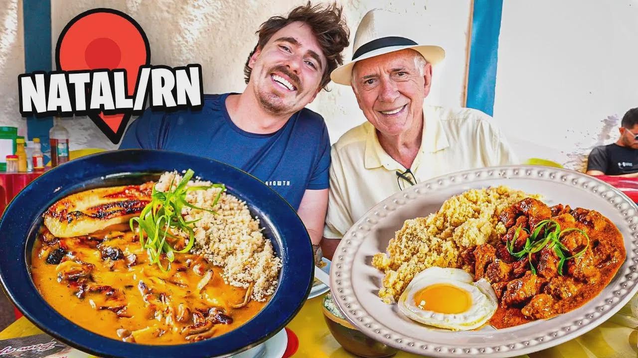 24 horas probando la comida típica de Natal, Brasil
