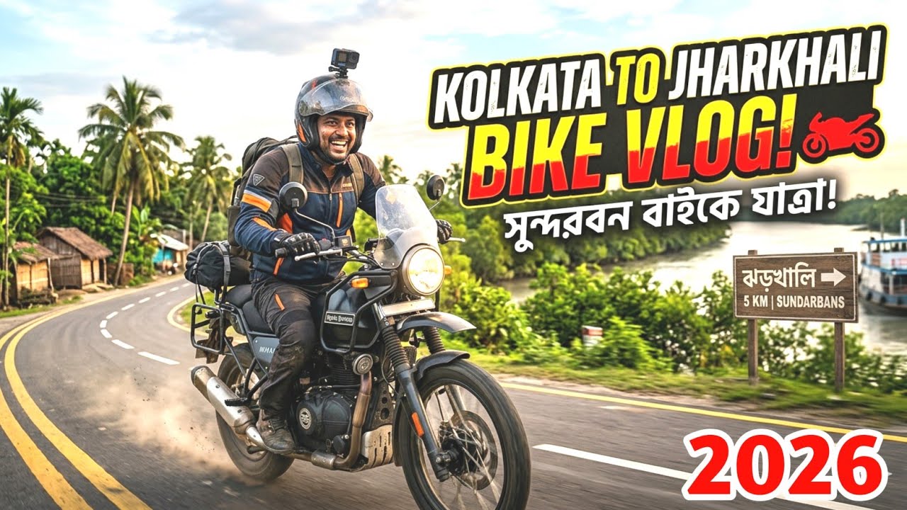কলকাতা থেকে ঝড়খালি যাওয়ার সময়। সুন্দর একটি মোটো ব্লগ।