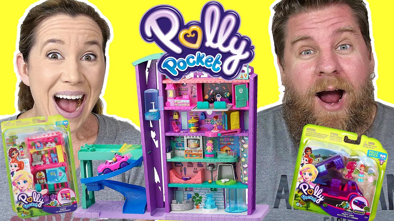 Polly Pocket Surprise Box - Pollyville Mega Mall Playset
