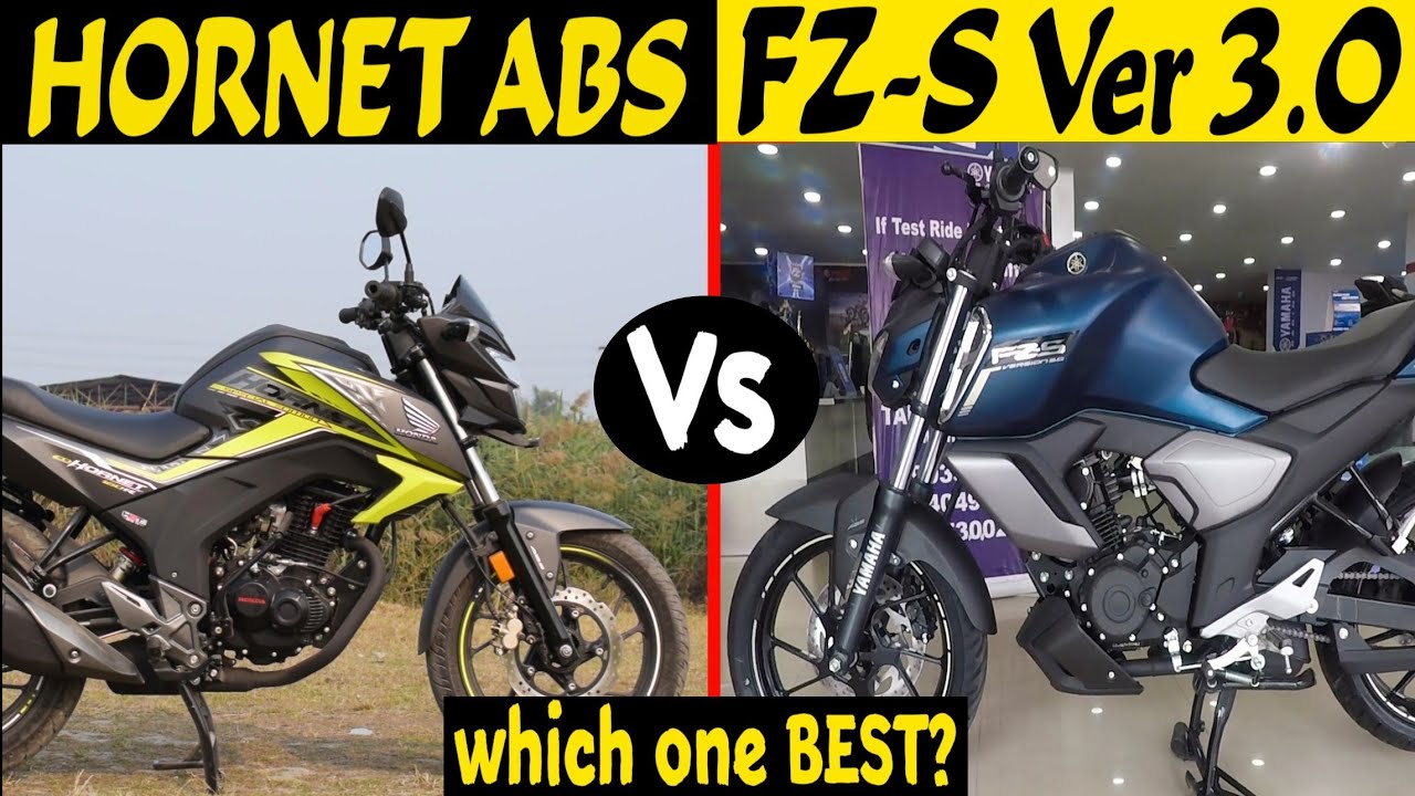2019 Yamaha FZ-S V3 V Honda Hornet 160R ABS|Full Comparison|Mileage|Price|MotoMad