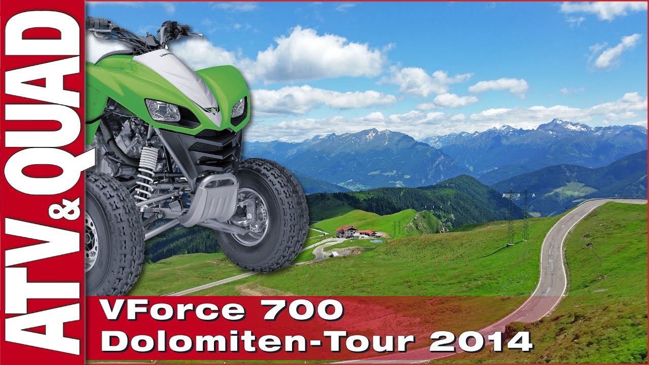 Kurven-Reich: Dolomiten Tour 2016 mit Kawasaki KFX 700 Quads
