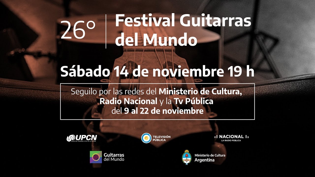 Festival Guitarras del Mundo 2020 - Sábado 14 de Noviembre