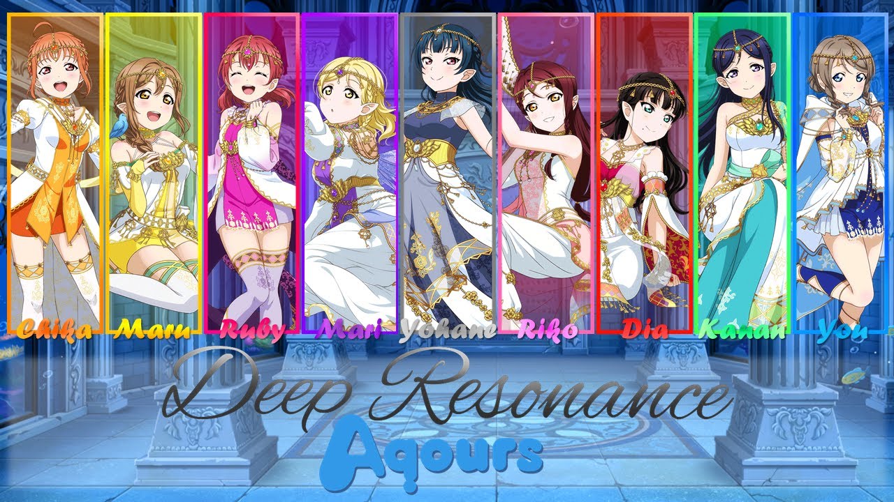 Deep Resonance - Color Coded + Lyrics【ROM/ENG/ESP】- Aqours