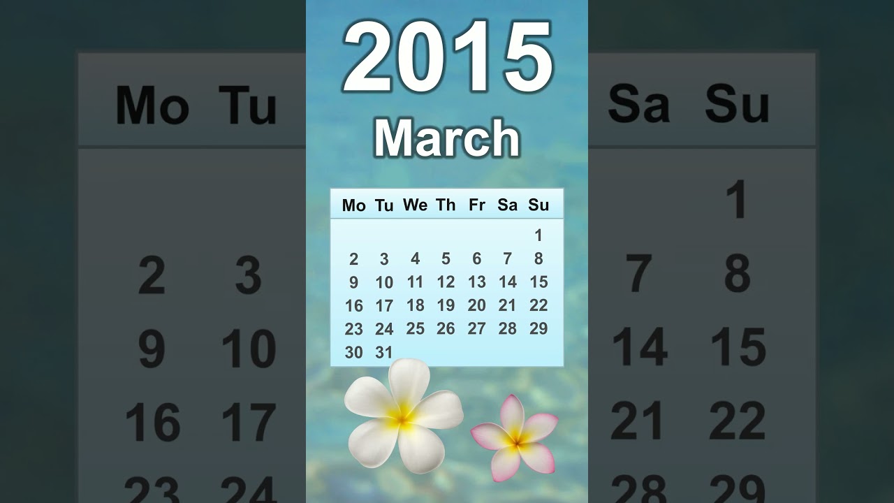 March 2015 Calendar