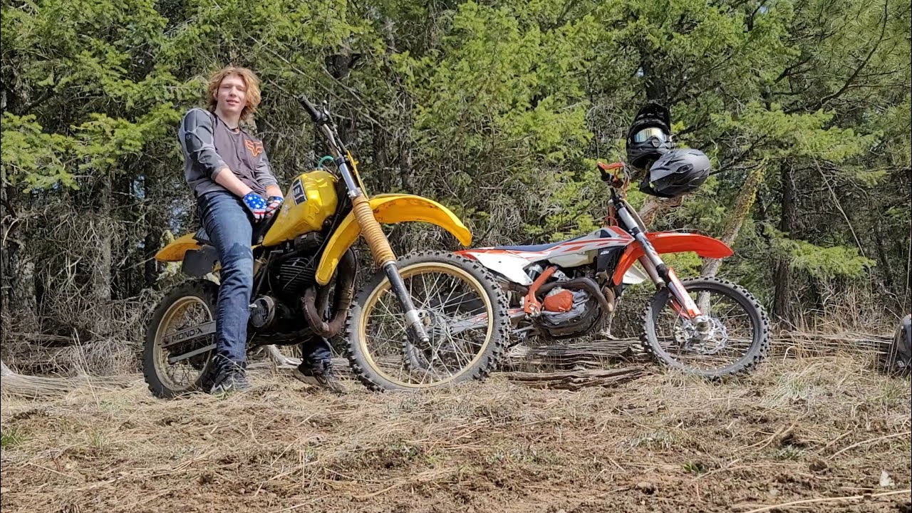 YZ490 vs KTM450 Riding Idaho Single Tracks
