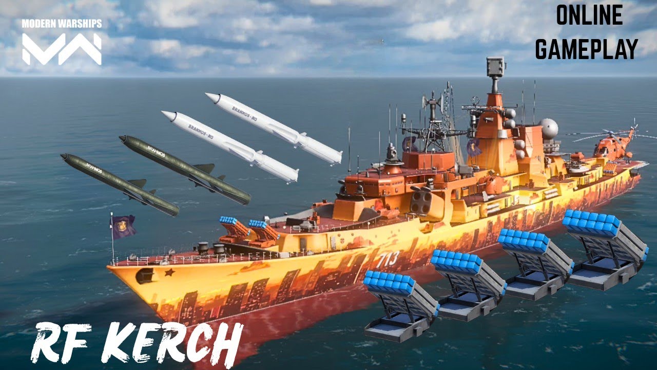 RF KERCH - With 4x BRAHMOS NG & 4x BRAHMOS ER 🔥 Witch one is better (missile) ☠️ - modern warships 