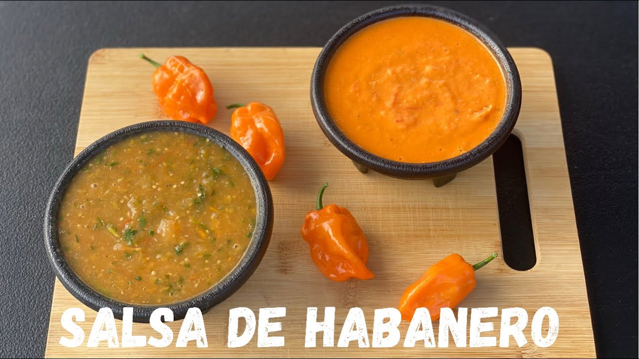 Salsa de Habanero - Salsa de Chile Habanero - Habanero salsa