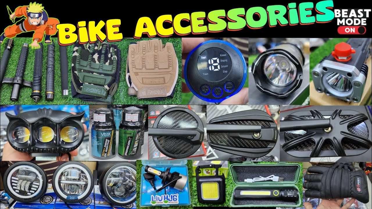 Bike Accessories New Stock ❤️‍🔥 | ChainSpray,Tools,Gadget,Headlight,Foglight,Gloves #bikeaccessories