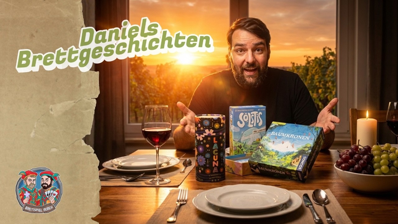Neu: Daniels Brettgeschichten! + 3 schöne Spiele für zwei