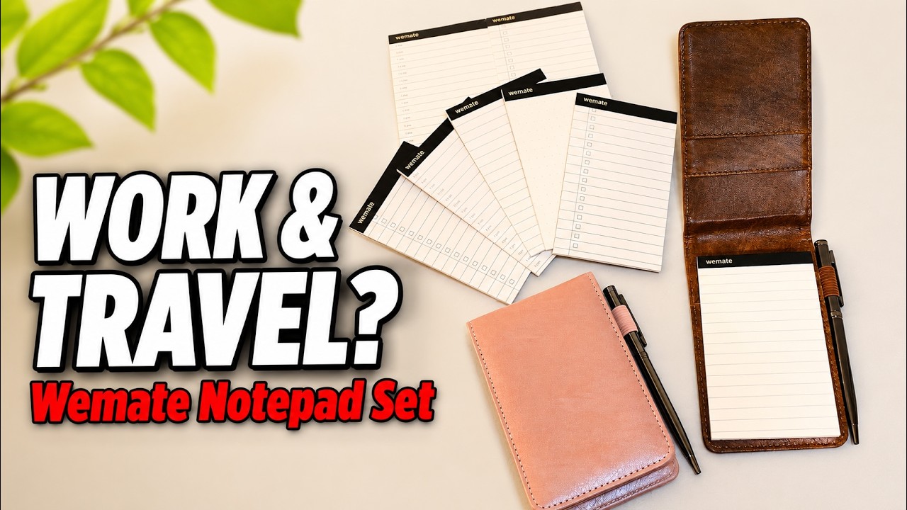 Perfect for Work, Travel& School WEMATE Notepad Set Review