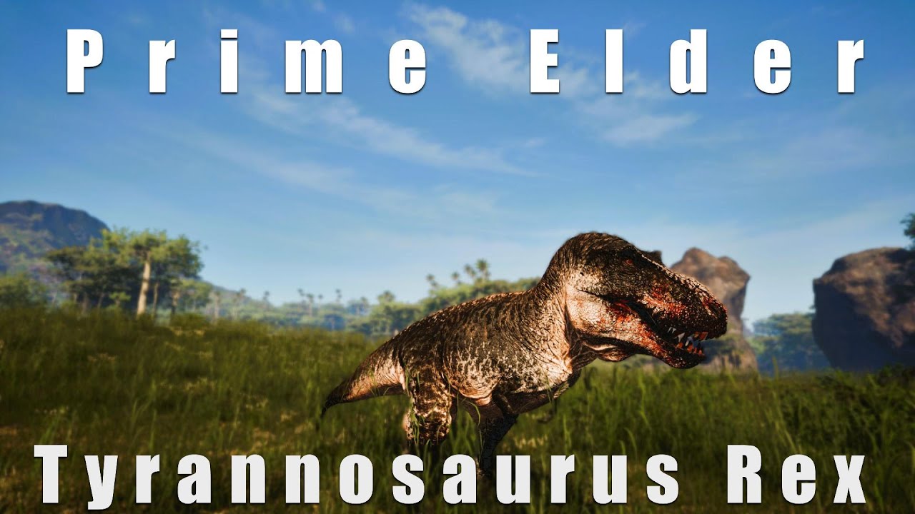 Solo growing to Prime Elder Rex - Tyrannosaurus Rex Gameplay - The Isle Evrima