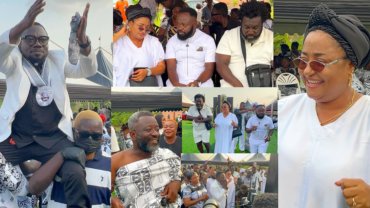 Matilda Asare,Miracle Films,Osoode,Michael Afranie Danced With Romantic Father As They Storm Baworo