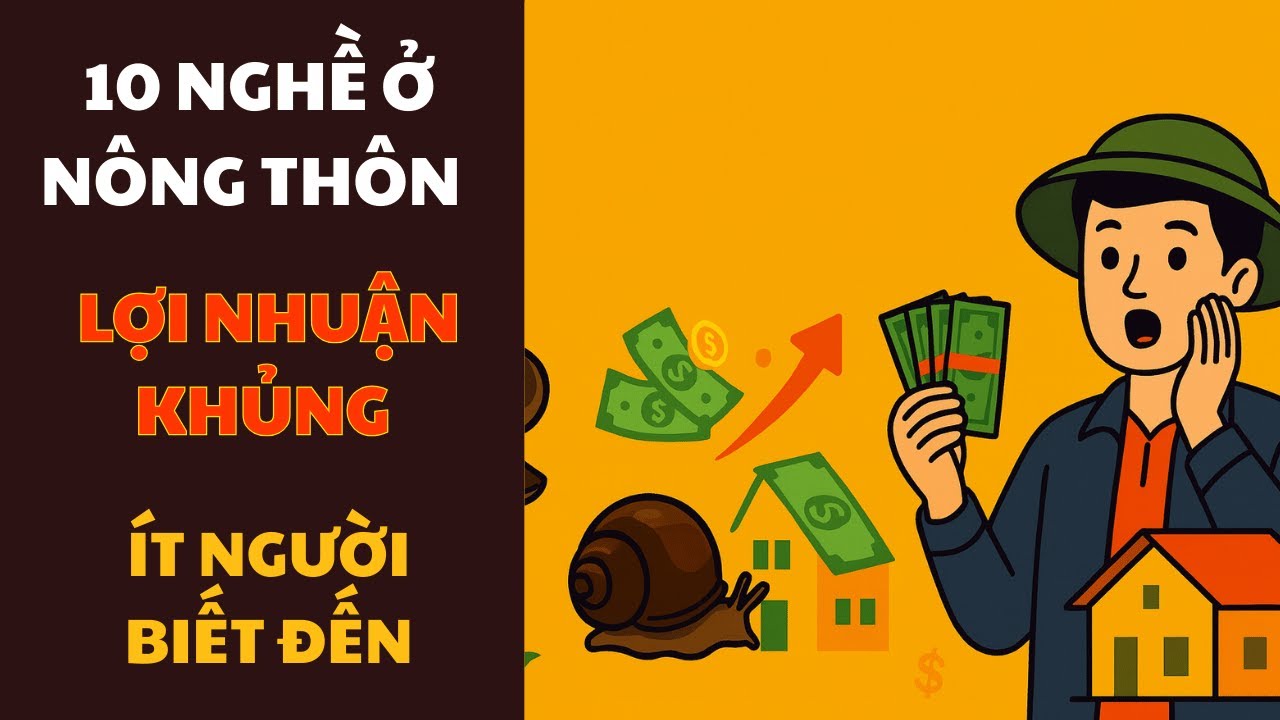 10 Nghề Ở Nông  Lợi Nhuận Khủng – Người Biết Rất Ít | Học Cách làm Giàu