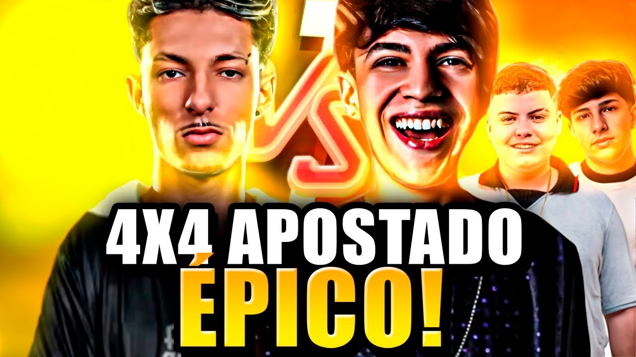 4X4 APOSTADO! TIME TWO9 VS TIME DINI FF FOI ÉPICO DEMAIS!