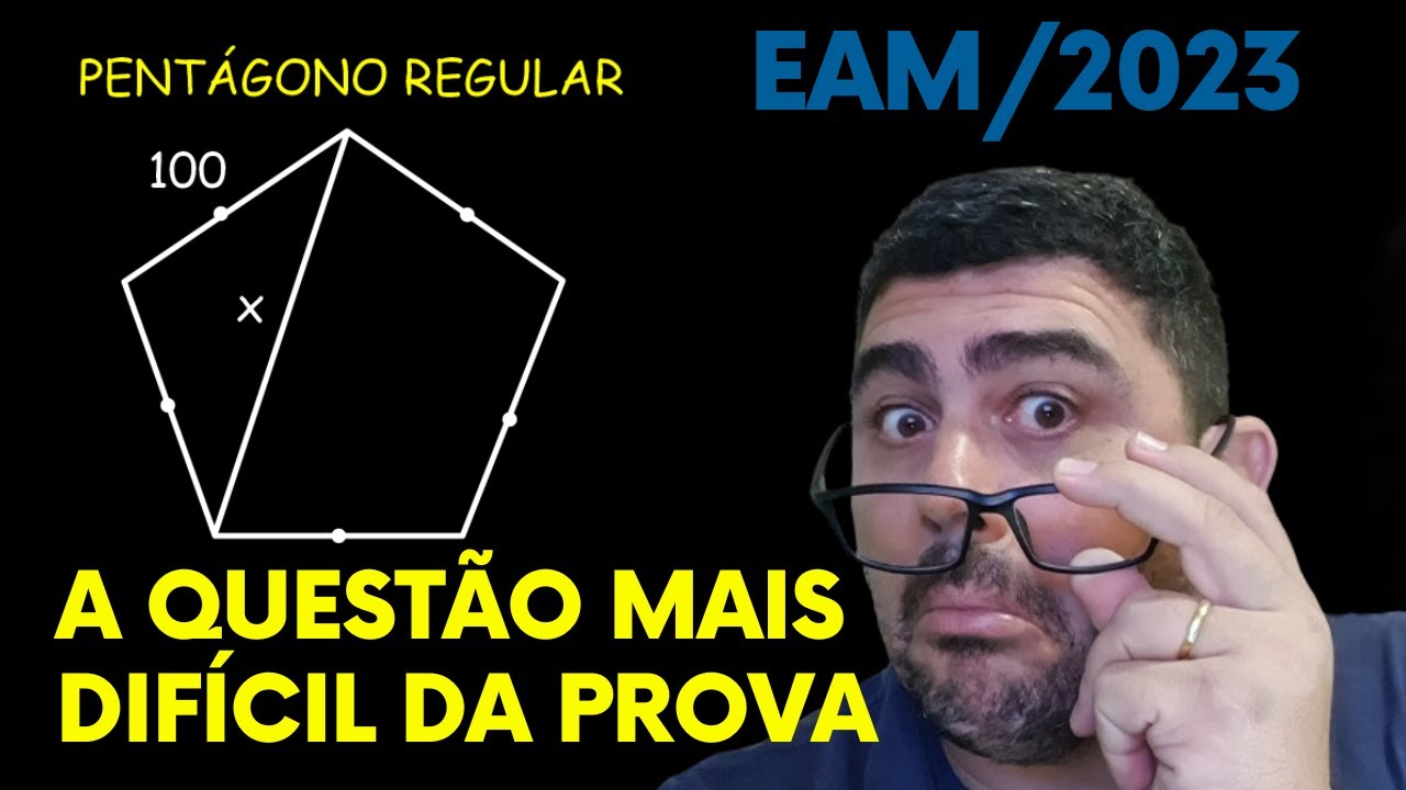 QUESTÃO CASCA GROSSA DO CONCURSO APRENDIZ DE MARINHEIRO/RAZÃO ÁUREA/GEOMETRIA PLANA/SEMELHANÇA