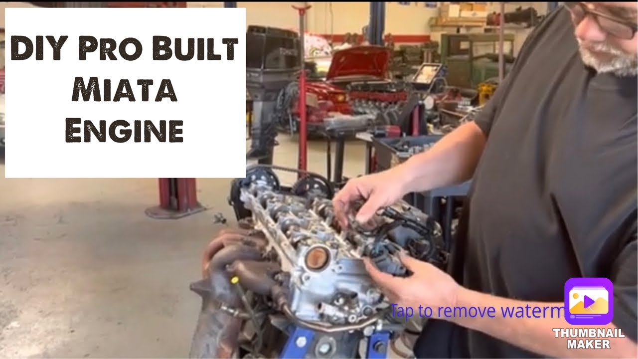 PT8 DIY Pro Built Miata Engine Step By Step, Spec Miata, Autocross, MX5, Track Car