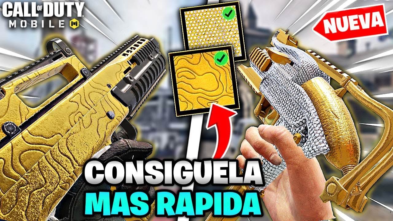 COMO CONSEGUIR EL CAMUFLAJE DE ORO Y DIAMANTE MUCHO MAS RAPIDO EN COD MOBILE / NUEVO METODO