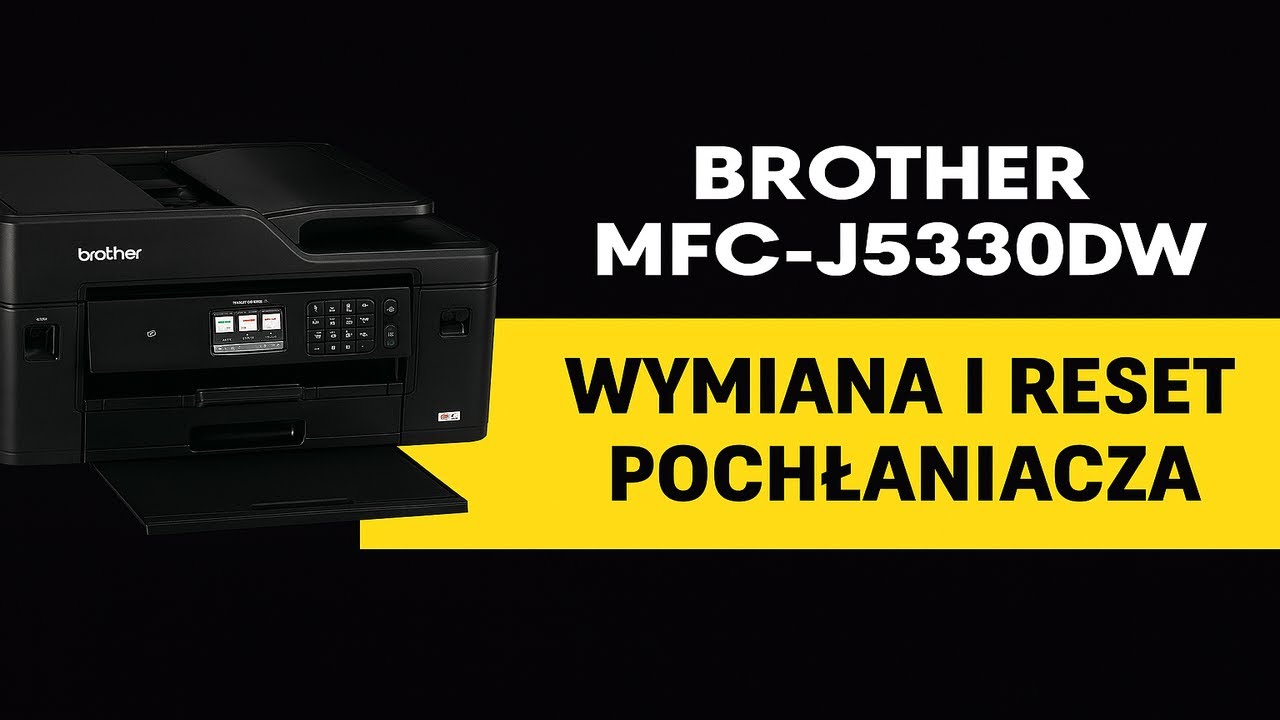 Drukarka zablokowana? Wymiana i reset pochłaniacza atramentu w Brother MFC-J5330DW! ⚠️