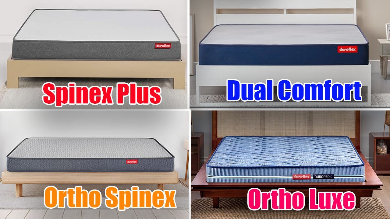 Duroflex Mattress Comparison 2026 (Orthopedic vs Duropedic vs Reversible vs Bounce vs Back Magic)