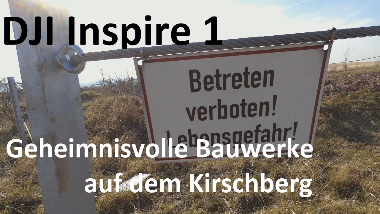 Geheimnisvolle Orte / Bunker und Ruine bei Friedeburg / Schlüsselstollen / DJI Inspire