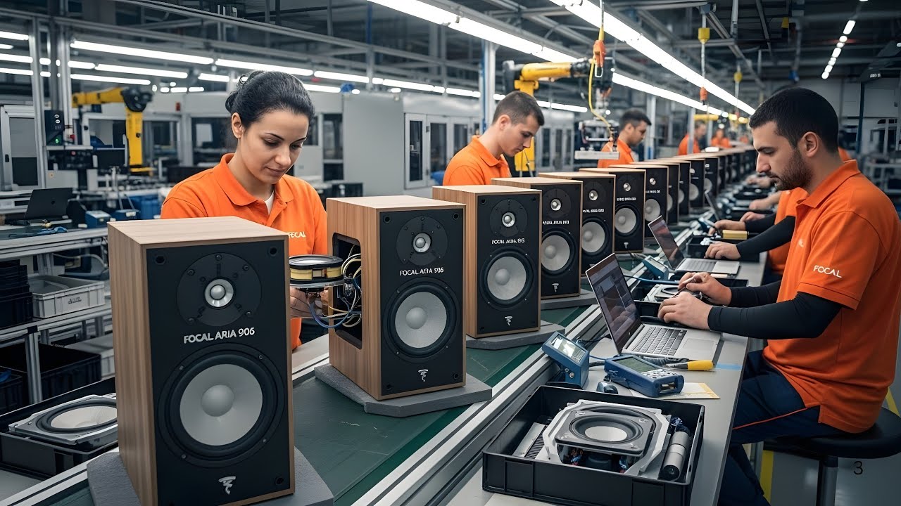 Inside the Focal speaker Manufacturing Plant | The Focal Aria 906 Speaker Production Process