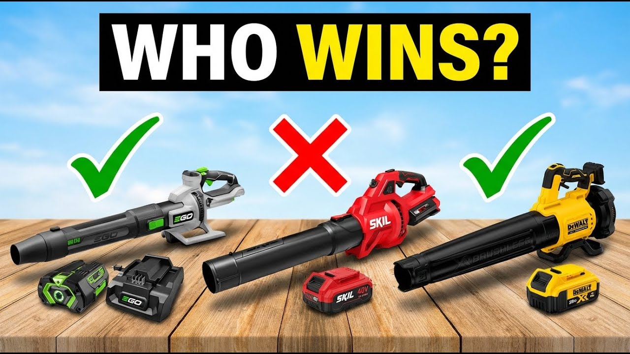 TOP 5 BEST LEAF BLOWERS BATTERY POWERED 2026 | Best Value CORDLESS LEAF BLOWERS on AMAZON