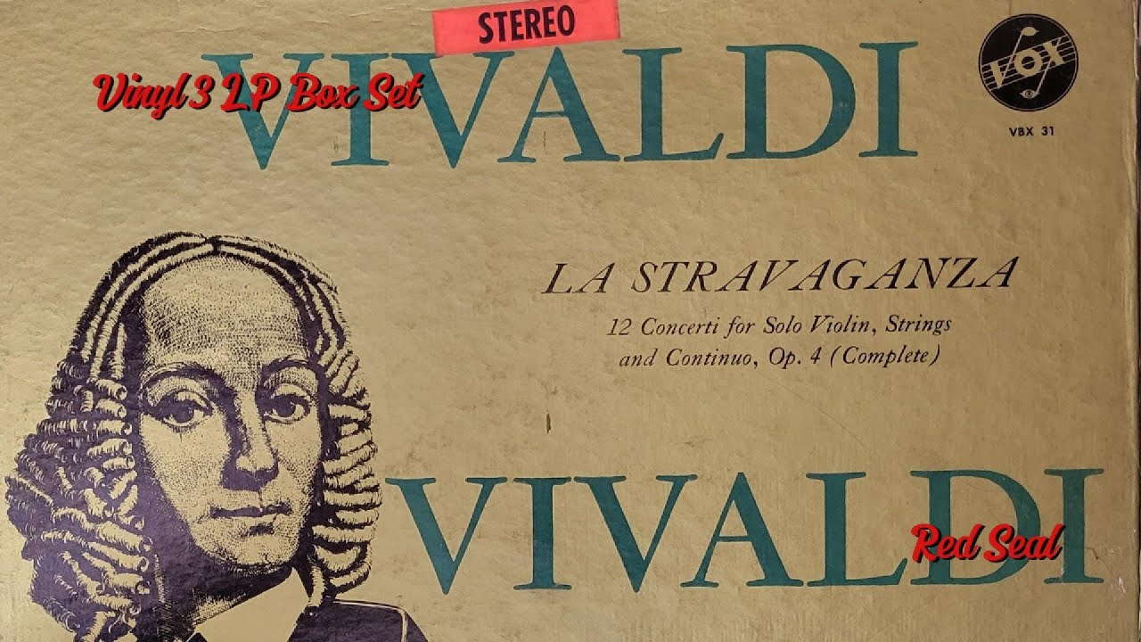 Vivaldi - La Stravaganza 12 Concerti Op. 4 (Complete) 3 Lp Vinyl Box Set