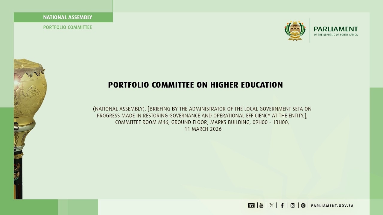 Portfolio Committee on Higher Education