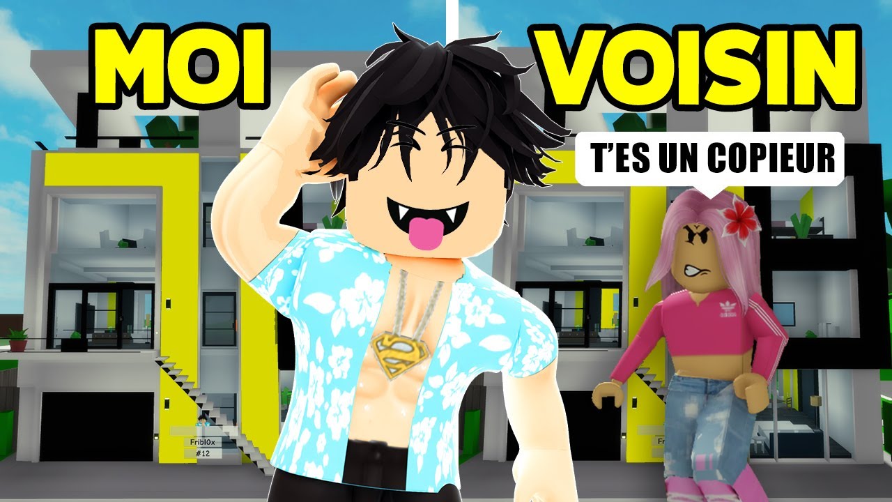 J'AI RECOPI&Eacute; LA MAISON DES JOUEURS SUR BROOKHAVEN ! ROBLOX