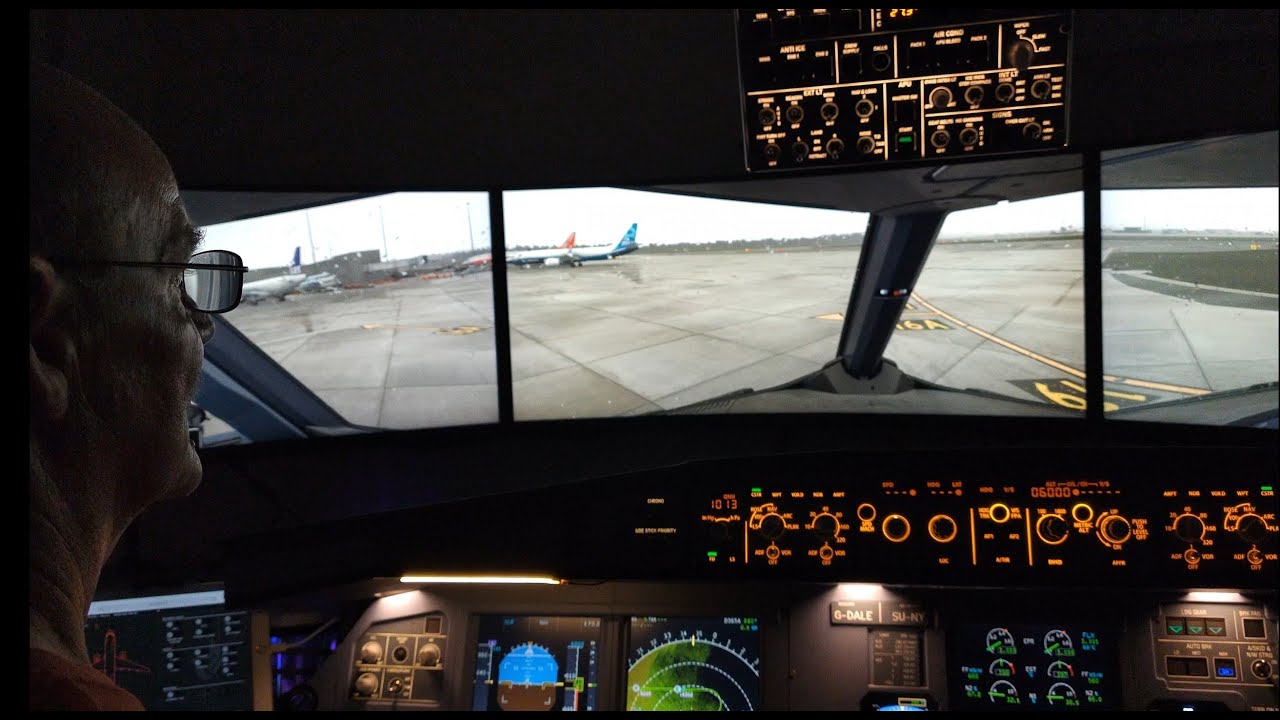 MSFS2024 Take off from EGPH Edinburgh Airport during Storm Chandra