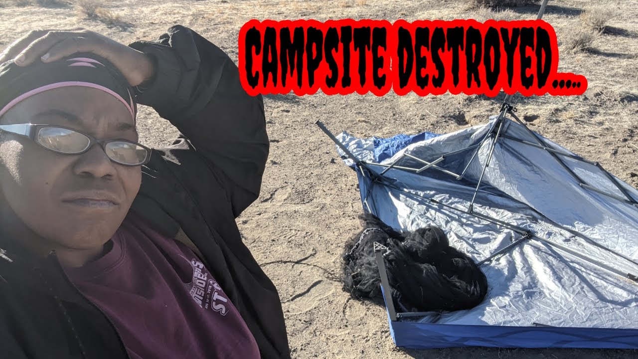 Fulltime Vanlife | Campsite Wrecked | Camping in Nevada