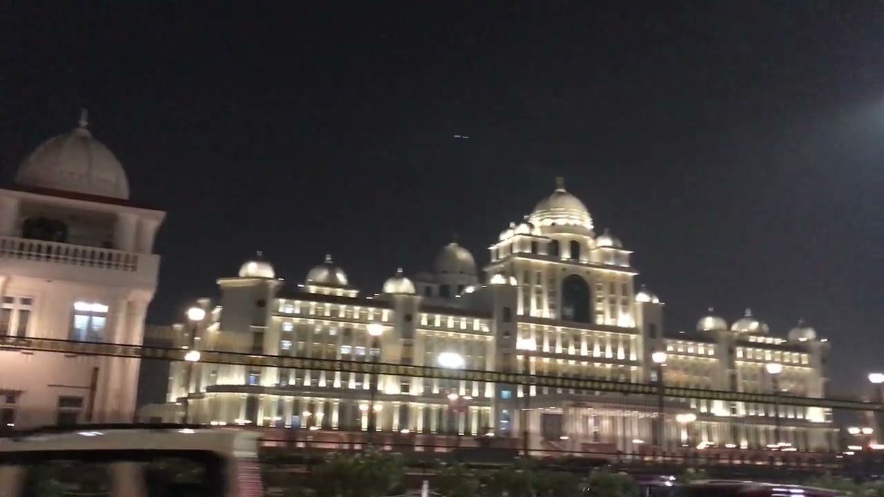 Telangana State Secretariat building along Hussain Sagar