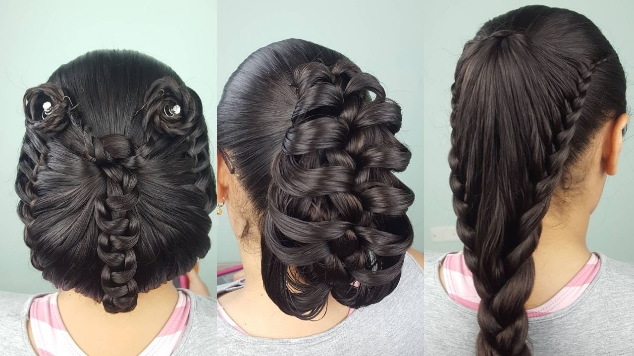 3 PEINADOS CON TRENZAS FÁCILES Y HERMOSOS | DIANA ROJAS