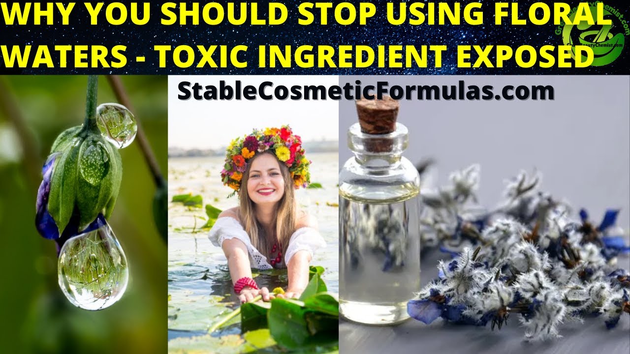 STOP USING FLORAL WATERS, THEY ARE SYNTHETIC - UNTOLD TOXIC INGREDIENT FINALLY EXPOSED!!!