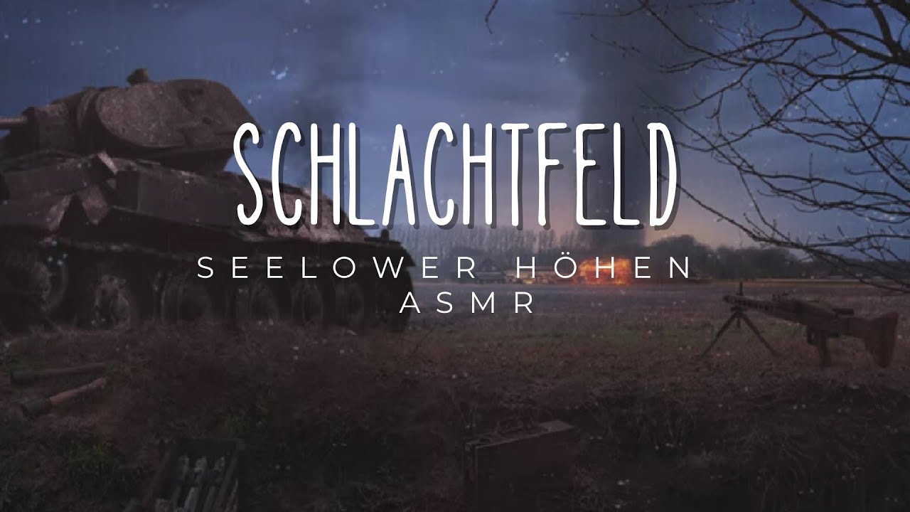 Nachtkampf I deutsche Stellung auf dem Schlachtfeld bei den Seelower H&ouml;hen ASMR Gefechtsfeld 1945